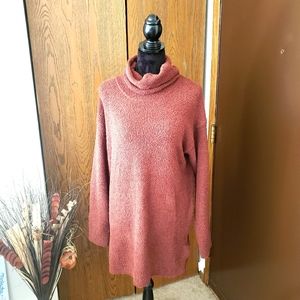 Thread and Supply Rust Orange Sweater Dress